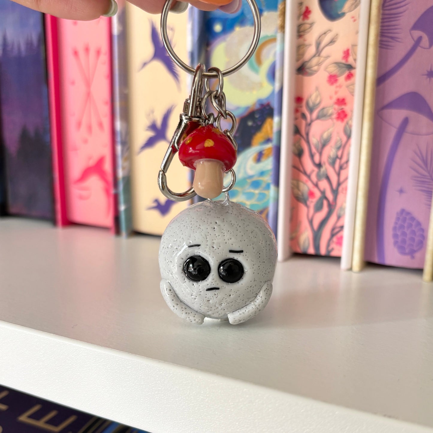 Mushroom Moonling Key Chain