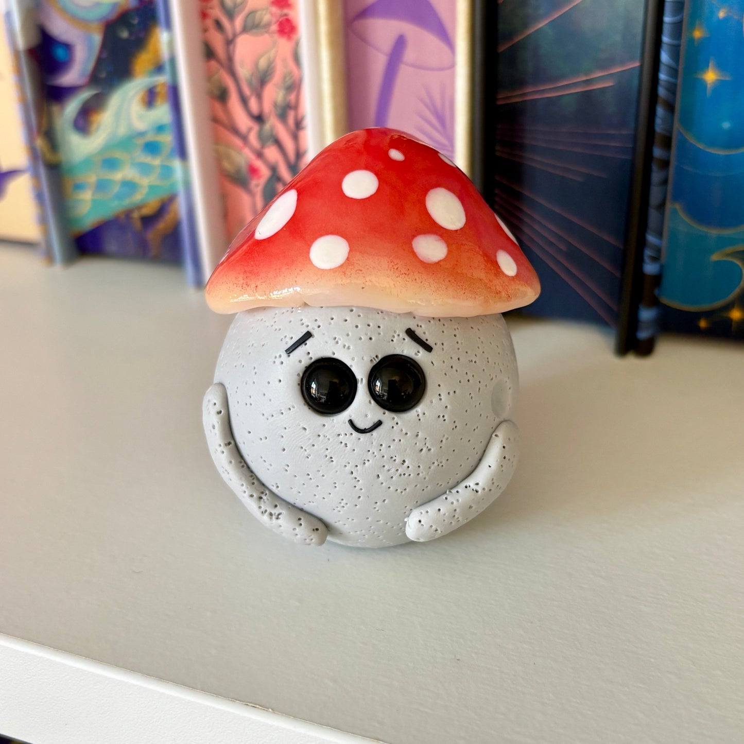Mushroom Hat Moonling Desk Friend
