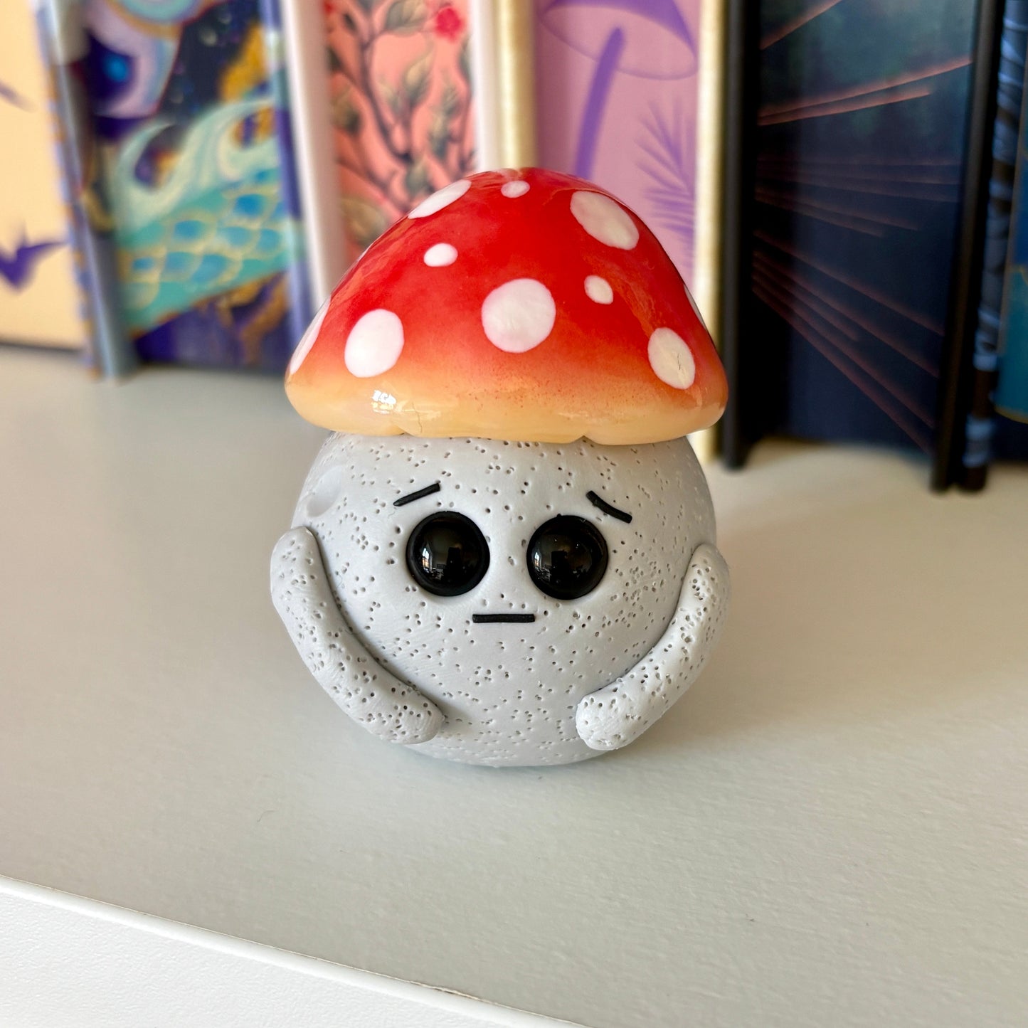 Mushroom Hat Moonling Desk Friend