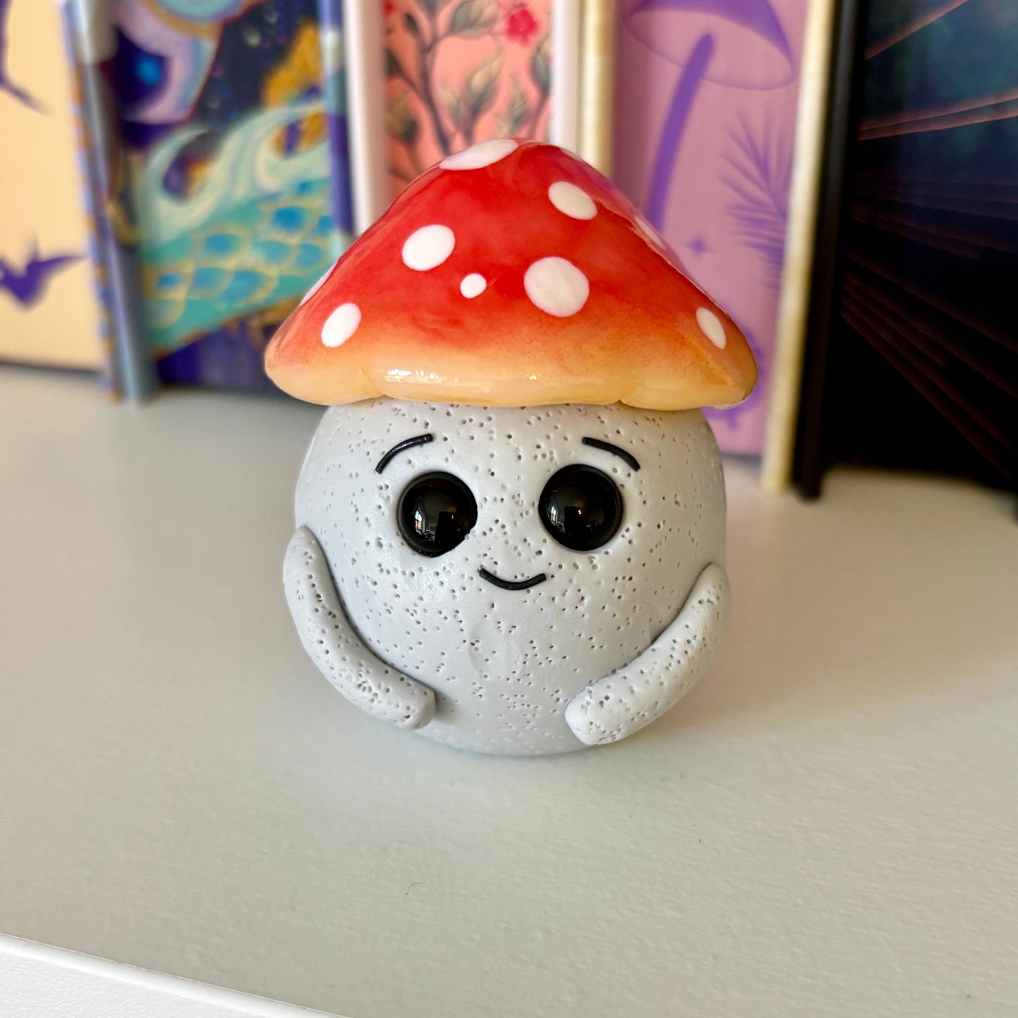 Mushroom Hat Moonling Desk Friend