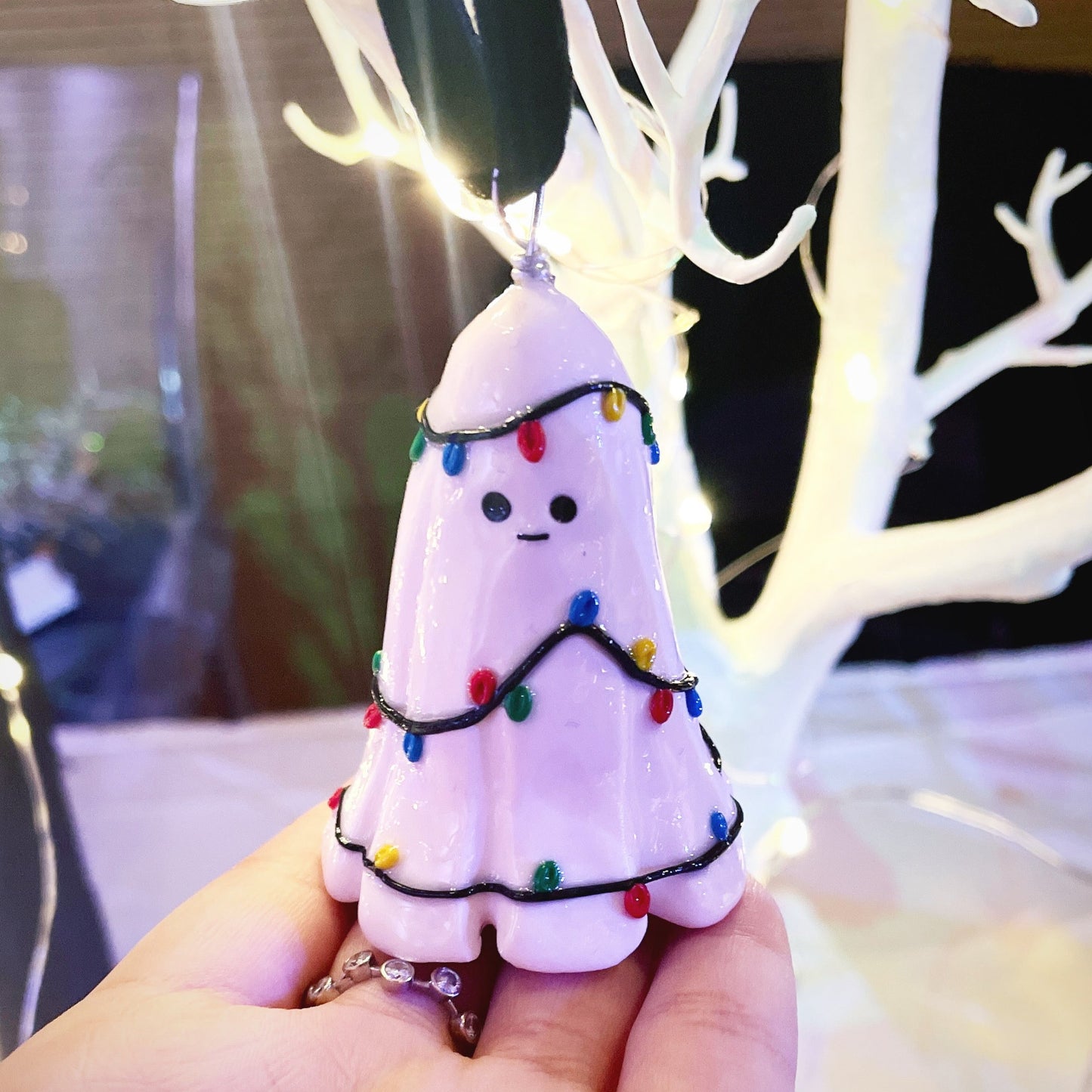 'Christmas Spirit' Ghost Ornament