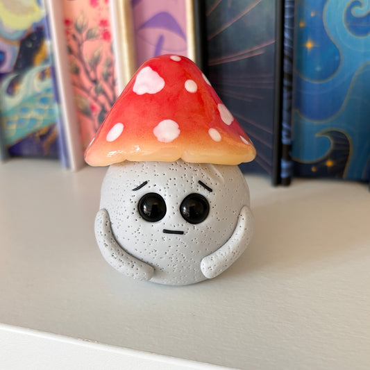 Mushroom Hat Moonling Desk Friend