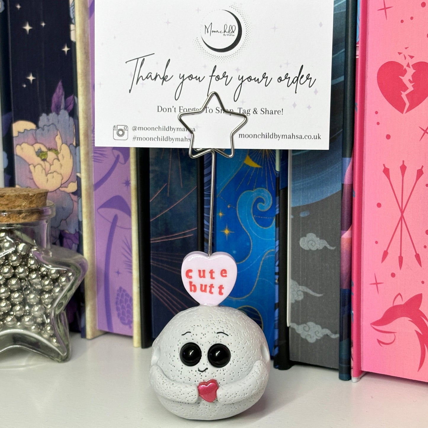 'Cute Butt' Love Heart Moonling Photo Holders